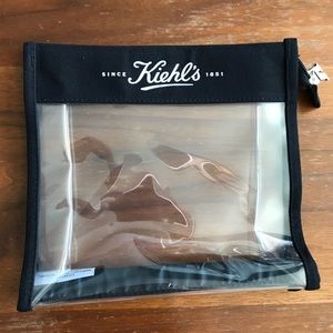 Kiehl’s clear vinyl pouch